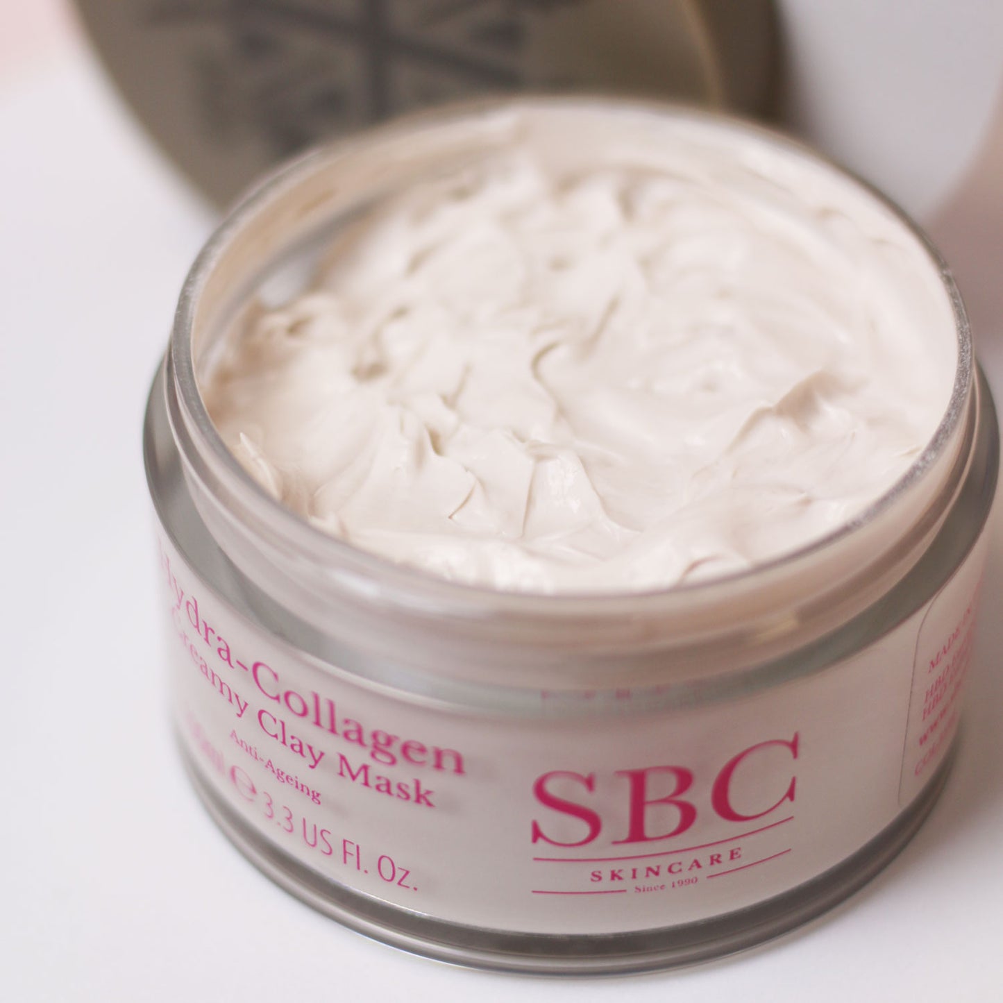 Texture shot of the Hydra-Collagen Creamy Clay Mask