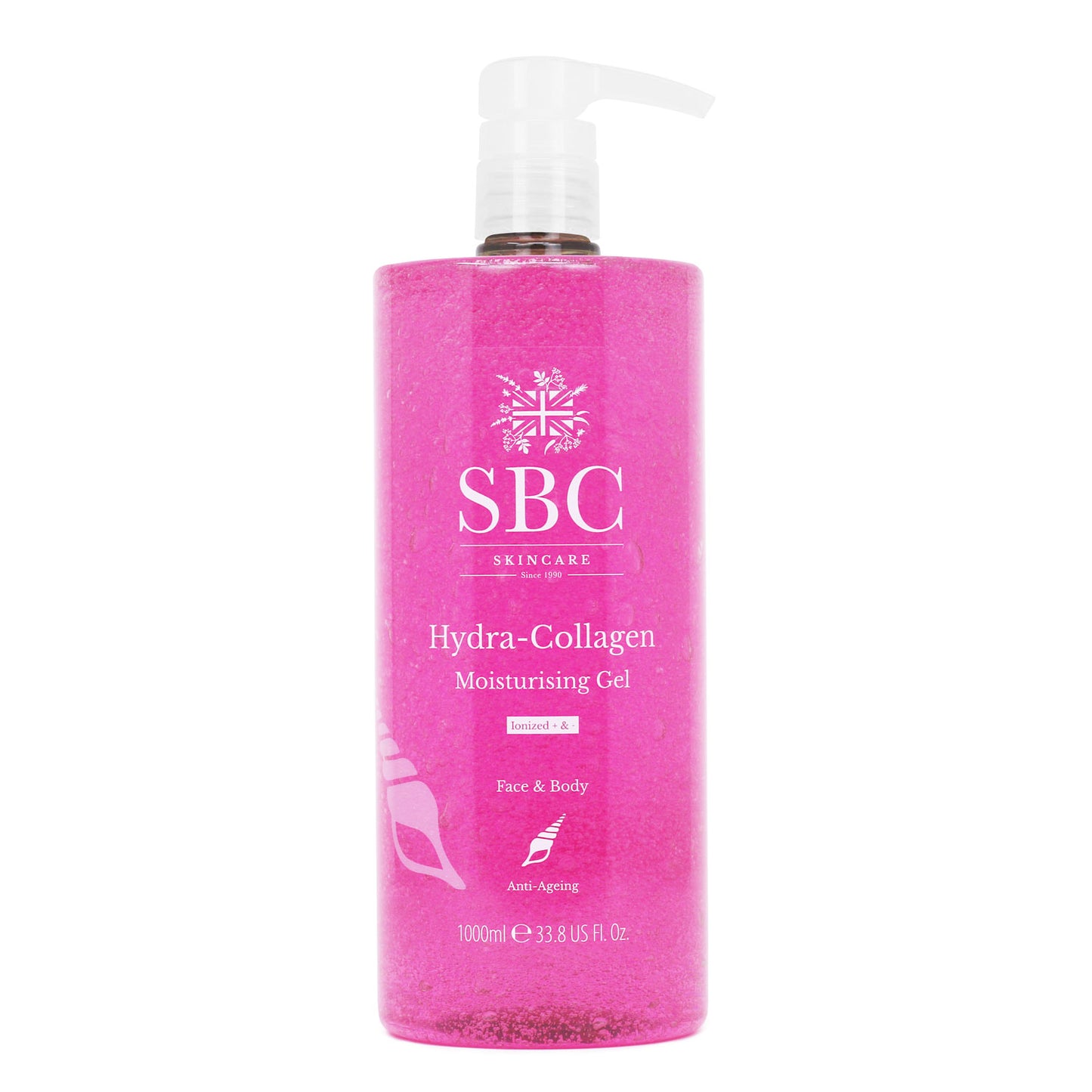 1000ml Hydra-Collagen Moisturising Gel on a white background