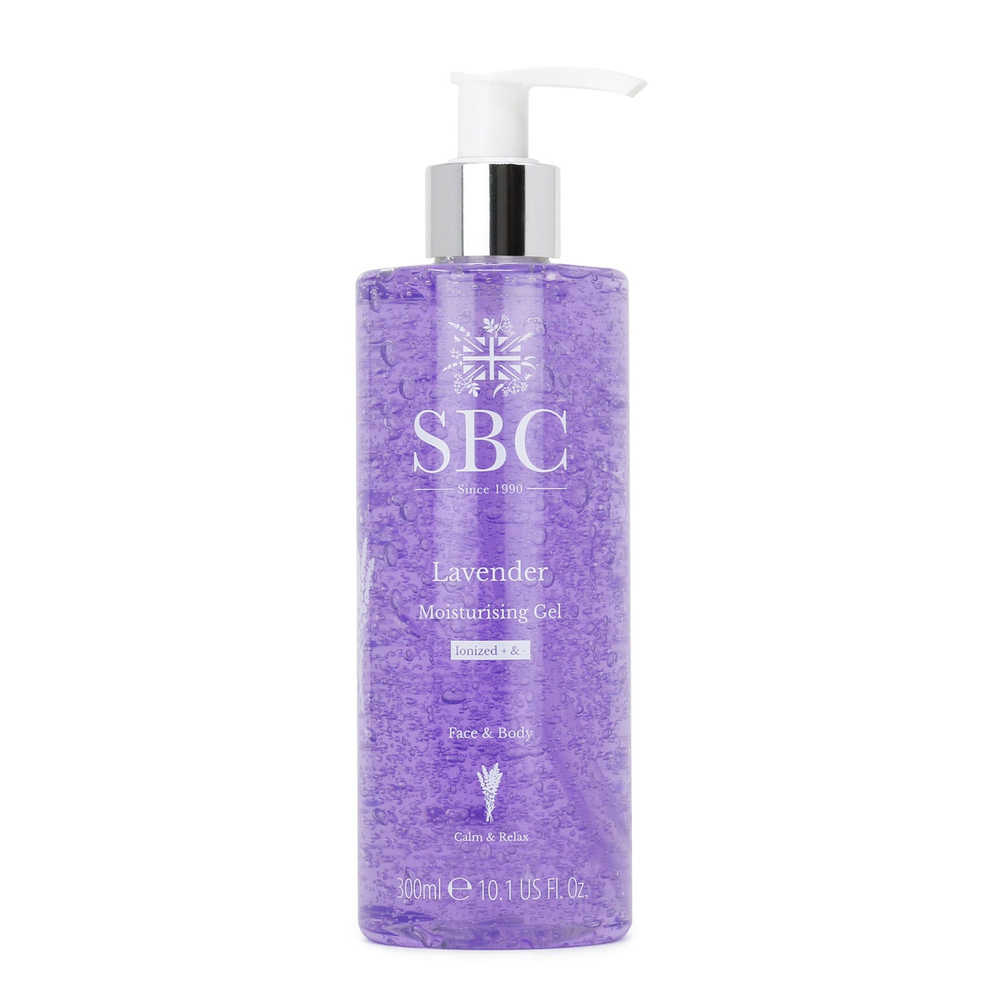 300ml Lavender Moisturising Gel on a white background