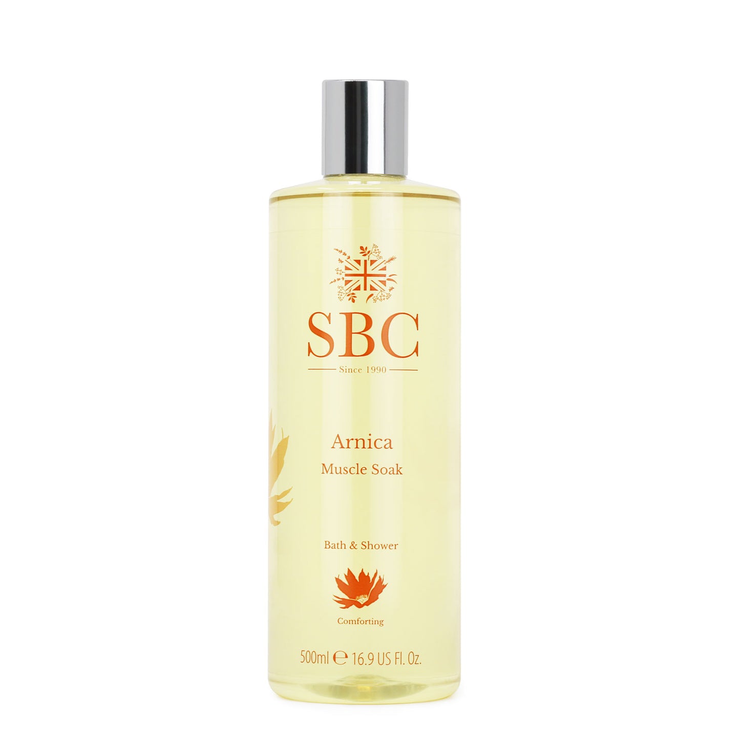 SBC Skincare 500ml Arnica Muscle Soak 