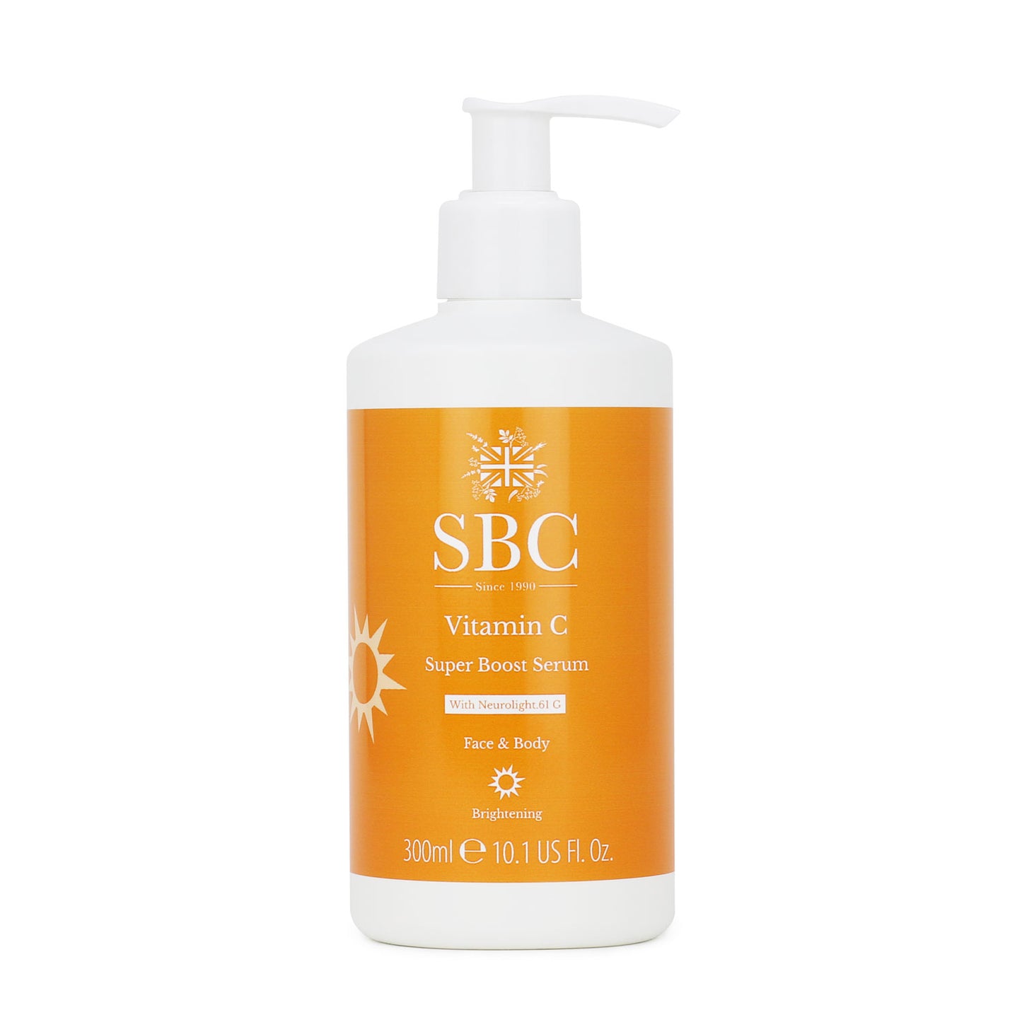 300ml Vitamin C Super Boost Serum on a white background 